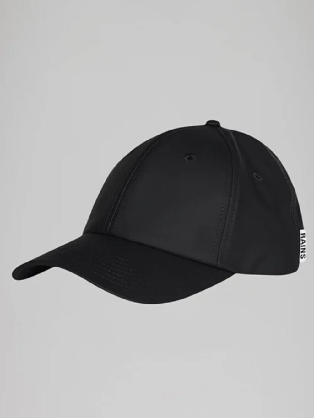 Rains Cap W1 Black Water-Repellent Baseball Cap